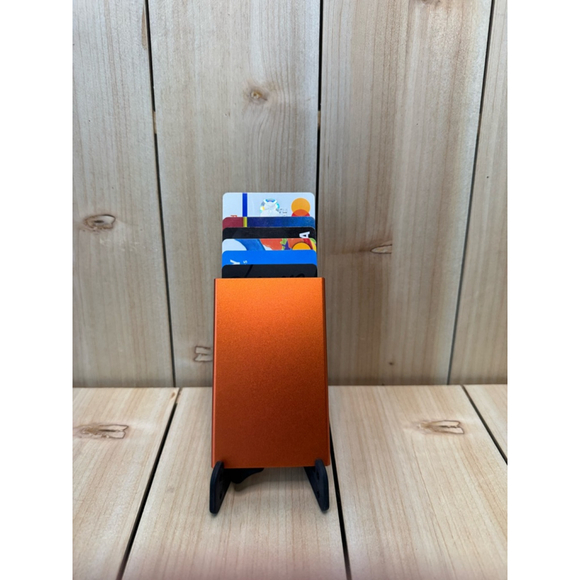 Other - Minimalist card wallet- orange